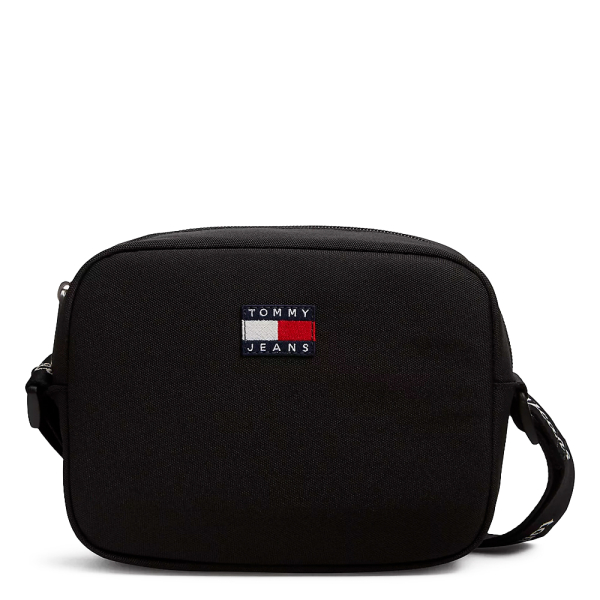 Tommy Hilfiger Sac messager essentiel avec inscription - U Noir- Ref 63$